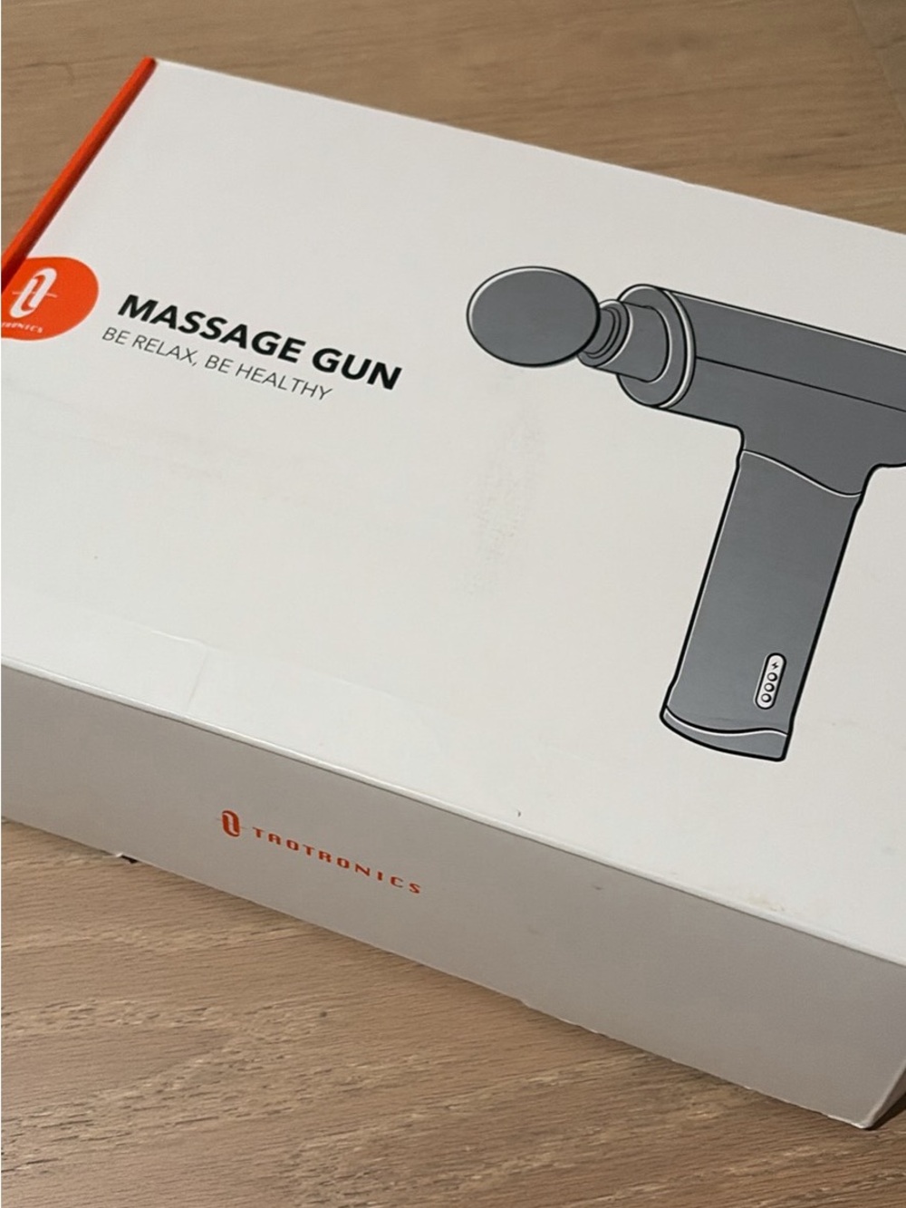 Massage Gun - new with box and carrying case